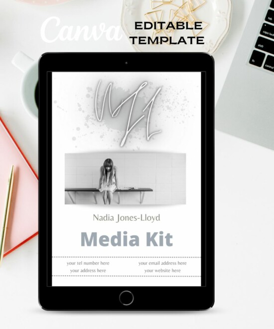 Media Kit - Hair (Canva Template)