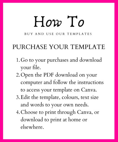 Scan To Pay - Pink Brush (Canva Template) - Image 7