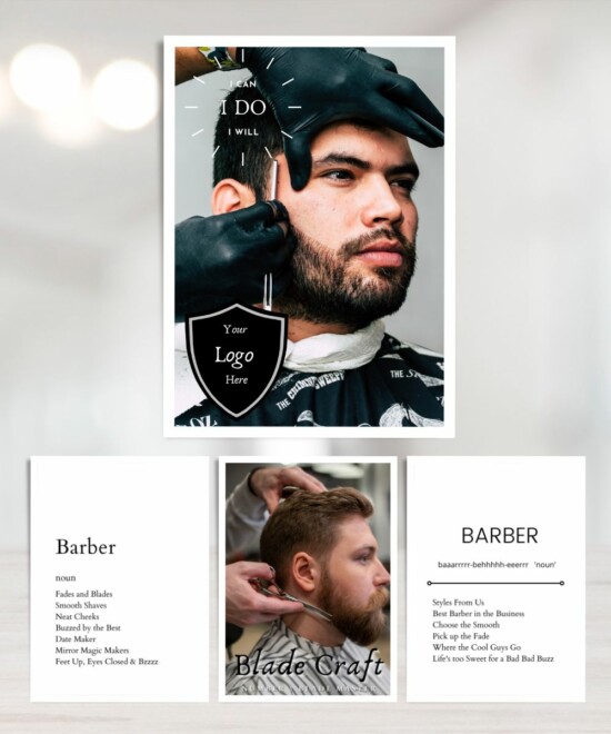 Barber 1 Wall Art (Canva Template - Editable) - Image 2