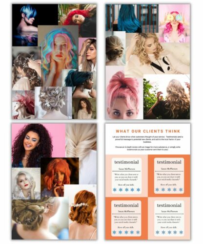 E-Book Template - Brand Awareness "Hair" (Canva Template - Editable) - Image 3