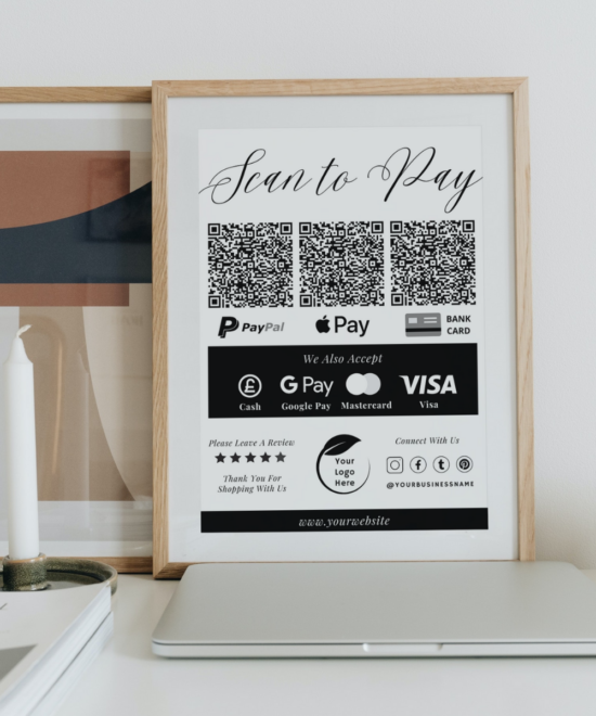 Scan To Pay - Simple (Canva Template) - Image 3