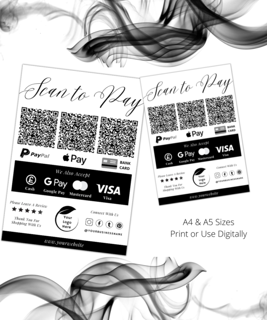 Scan To Pay - Simple (Canva Template) - Image 5