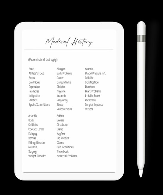 Barber Client Consultation Form Template - iPAD PDF Stylus Compatible Form for Goodnotes and PDF Annotation - Image 3