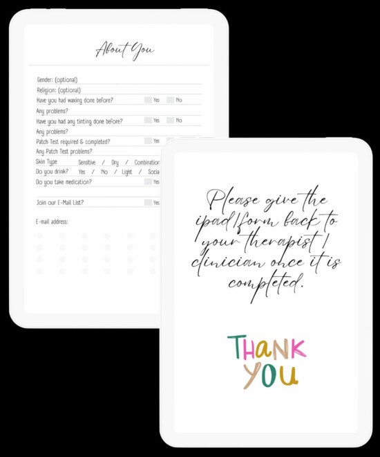 Peach Client Consultation Form Template - iPAD PDF Stylus Compatible Form for Goodnotes and PDF Annotation Completion - Image 5