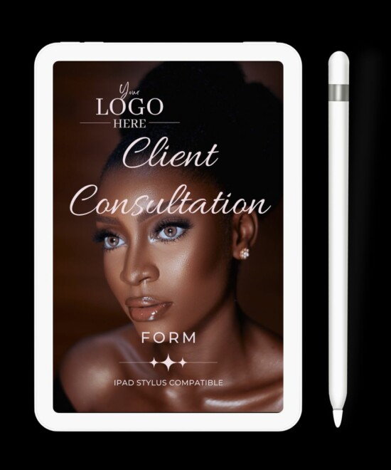 Pink Title Client Consultation Form Template - iPAD PDF Stylus Compatible Form for Goodnotes and PDF Annotation Completion